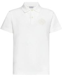 Burberry - Ekd Pique Weave Cotton Polo Shirt - Lyst