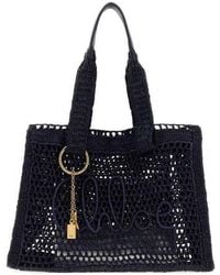 Chloé - Raffia East-West Summer Banana Shopping Bag Parisiannight Borse A Tracolla - Lyst