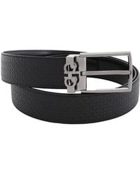 Ferragamo - Gancini Buckle Reversible Leather Belt - Lyst