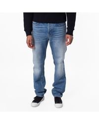 Saint Laurent - Baggy Denim Jeans, Waist - Lyst