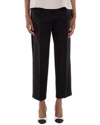 Max Mara - Verbano Stretch-Wool Trousers, Brand Size 38 Us Size 4 - Lyst