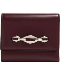 Jimmy Choo - Marinda Diamond -Chain Leather Wallet - Lyst
