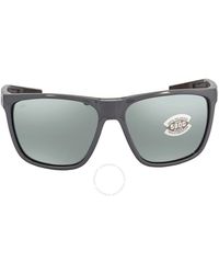 Costa Del Mar - Cta Del Mar Ferg Xl Grey Silver Mirror Polarized Glass Sunglasses  901210 62 - Lyst
