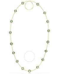 Swarovski - Octagon Cut-Tone Plated Chroma Strandage Necklace - Lyst