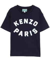 KENZO - Logo Patch Crew Neck T-Shirt - Lyst