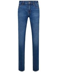 BOSS - Delaware 3 Slim-Fit Denim Jeans, Waist - Lyst