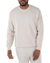 BOSS - Long Sleeve Crew Neck Sweater - Lyst