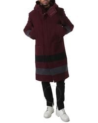 Burberry - Wool Pocket-detail Duffle Coat - Lyst