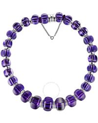 Baccarat - Sherazade Large Parma Violet Necklace - Lyst