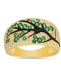 Kylie Harper - 14K Over Tree Of Life Statement Cz Ring - Lyst