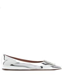 AMINA MUADDI - Mirror Camelia Ballet Flats, Brand Size 39 Us - Lyst