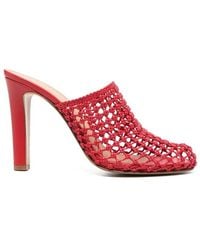 Ferragamo - Ferragamo Ella High-Heeled Mules - Lyst