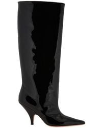 Bally - Katy Patent Leather Long Boots, Brand Size 37 Us - Lyst