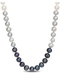 Amour - 7.5-8Mm Multi-Colored Cultured Freshwater Pearl Strand Necklace - Lyst