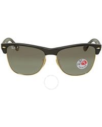 Ray-Ban - Clubmaster Oversized Polarized Gradient Square Sunglasses Rb4175 877/m3 - Lyst