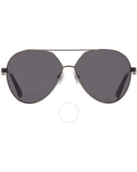 Moncler - Vizta Smoke Pilot Sunglasses Ml0263 14a 59 - Lyst