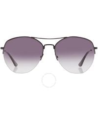 Calvin Klein - Grey Pilot Sunglasses Ck20121s 001 57 - Lyst