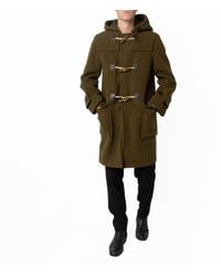 Burberry - Toggle-Fastening Duffle Coat, Brand Size 54 Us - Lyst
