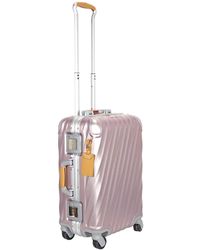 tumi pink carry on