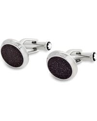 Montblanc - Stainless Steel Cuff Links 112906 - Lyst