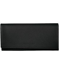 Longchamp - Continental Leather Wallet - Lyst