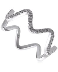 Diamanti Per Tutti - Stardust Diamond Embellished Ring - Lyst