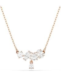 Swarovski - Mesmera Necklace, Mixed Cuts, 18K Rose Finish - Lyst