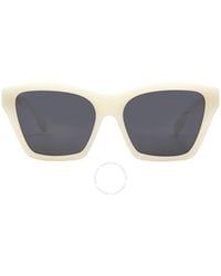 Burberry - Arden Dark Grey Cat Eye Sunglasses Be4391f 406587 56 - Lyst
