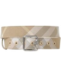 Burberry - Checkered Pattern Belt - Lyst