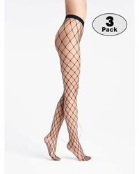 Wolford - Sixties Fishnets Tights Set Of 3 - Lyst