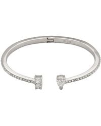 Swarovski - Attract Mesmera Cuff Bracelet, Size Small - Lyst