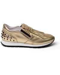 Tod's - Tod's Fringed Sneakers - Lyst