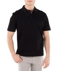 Ferragamo - Ferragamo Short-Sleeved Cotton Polo Shirt - Lyst