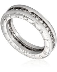 BVLGARI - B.Zero1 18K 1-Band Diamond Pave Ring - Lyst
