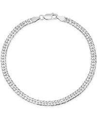 Kylie Harper - Italian Sterling 8.5" Miami Cuban Double Curb Chain Bracelet - Lyst