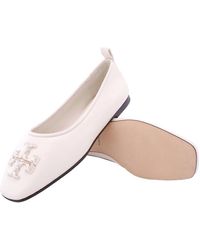 Tory Burch - Leather Eleanor Ballet Flats - Lyst