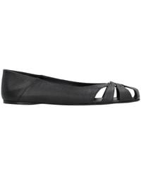 Ferragamo - Aurelie Gancini Ornament Ballet Flats - Lyst