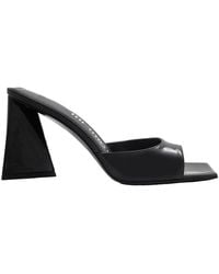 The Attico - Mini Devon 85 Patent Leather Sandals - Lyst