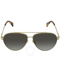 Lanvin - Gradient Grey Pilot Sunglasses - Lyst