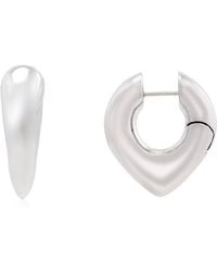 Burberry - Sterling Thorn Hoop Earrings - Lyst