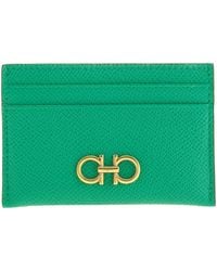 Ferragamo - Salvatore Gancini Credit Card Holder - Lyst