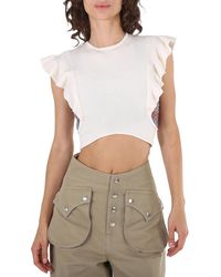 Chloé - Ladies Brilliant Cropped Knit Top - Lyst