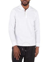 Burberry - Hartford Long Sleeve Polo Shirt - Lyst