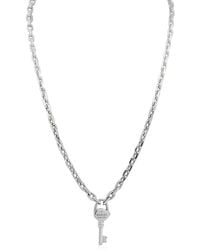 Gucci - Trademark Sterling Key Necklace Ybb796343001 - Lyst