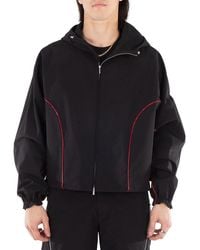 Ferragamo - Ferragamo Line Hooded Jacket - Lyst
