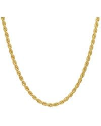 Kylie Harper - 14K Thick 3Mm Diamond-Cut Rope Chain Necklace - Lyst