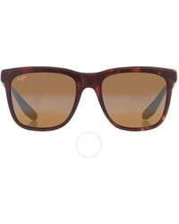 Maui Jim - Pehu Hcl Bronze Square Sunglasses H602-10 55 - Lyst