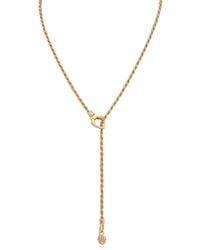 Burberry - Hollow Cuban Chain Necklace - Lyst