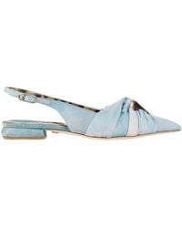 Roberto Cavalli - Animalier Motif Slingback Ballerinas Brand Size 39 Us - Lyst