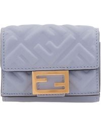 折りたたみ財布 FENDI FLOWER BOUQUET FF FABRIC MEDIUM TRI-FOLD WALLET Fendi Flower Bouquet Ff Fabric Medium Tri-Fold Wallet